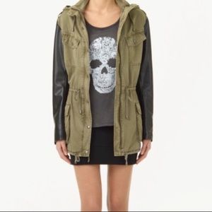 Talula by Aritzia Balfour Military Hooded Jacket